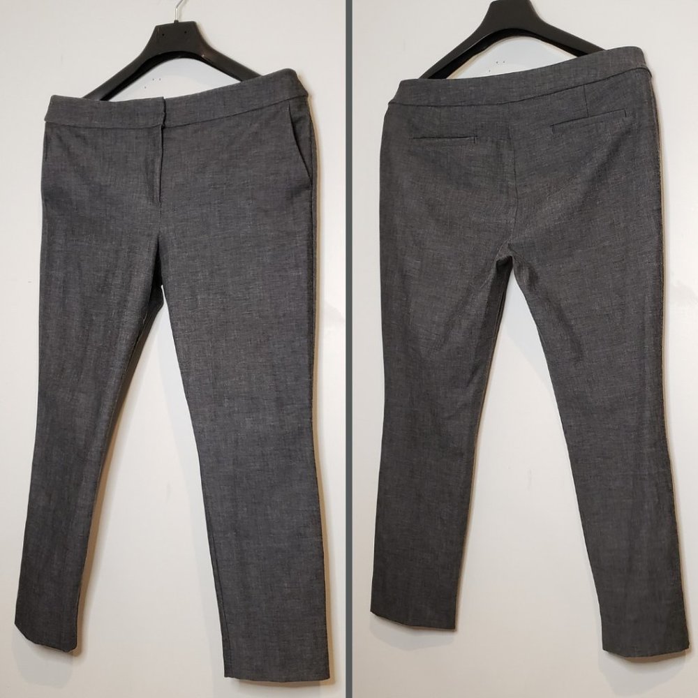 Textured gray Marisa fit pants